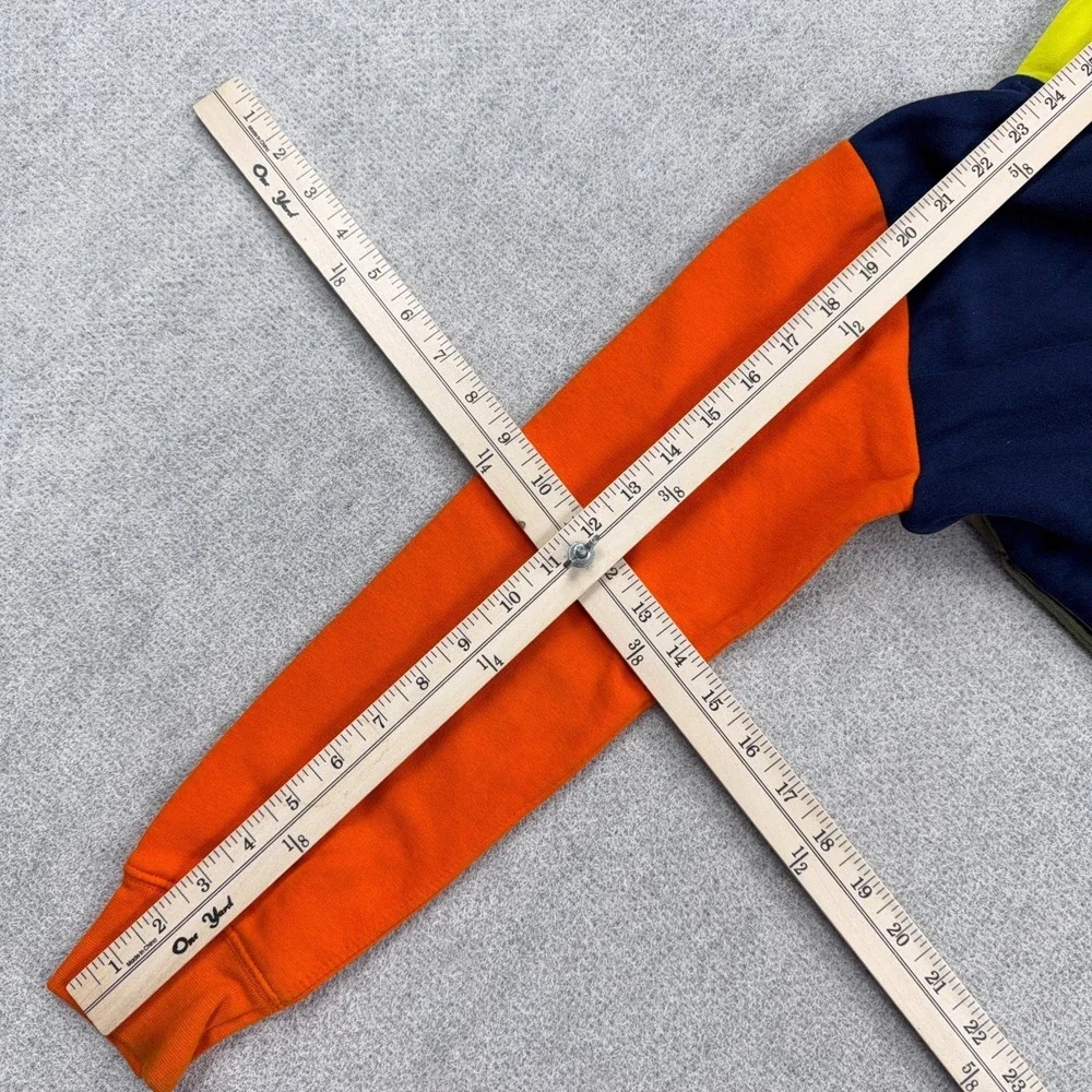 Polo Ralph Lauren Hoodie Boys Medium Big Polo Bear Colorblock Preppy Green Blue